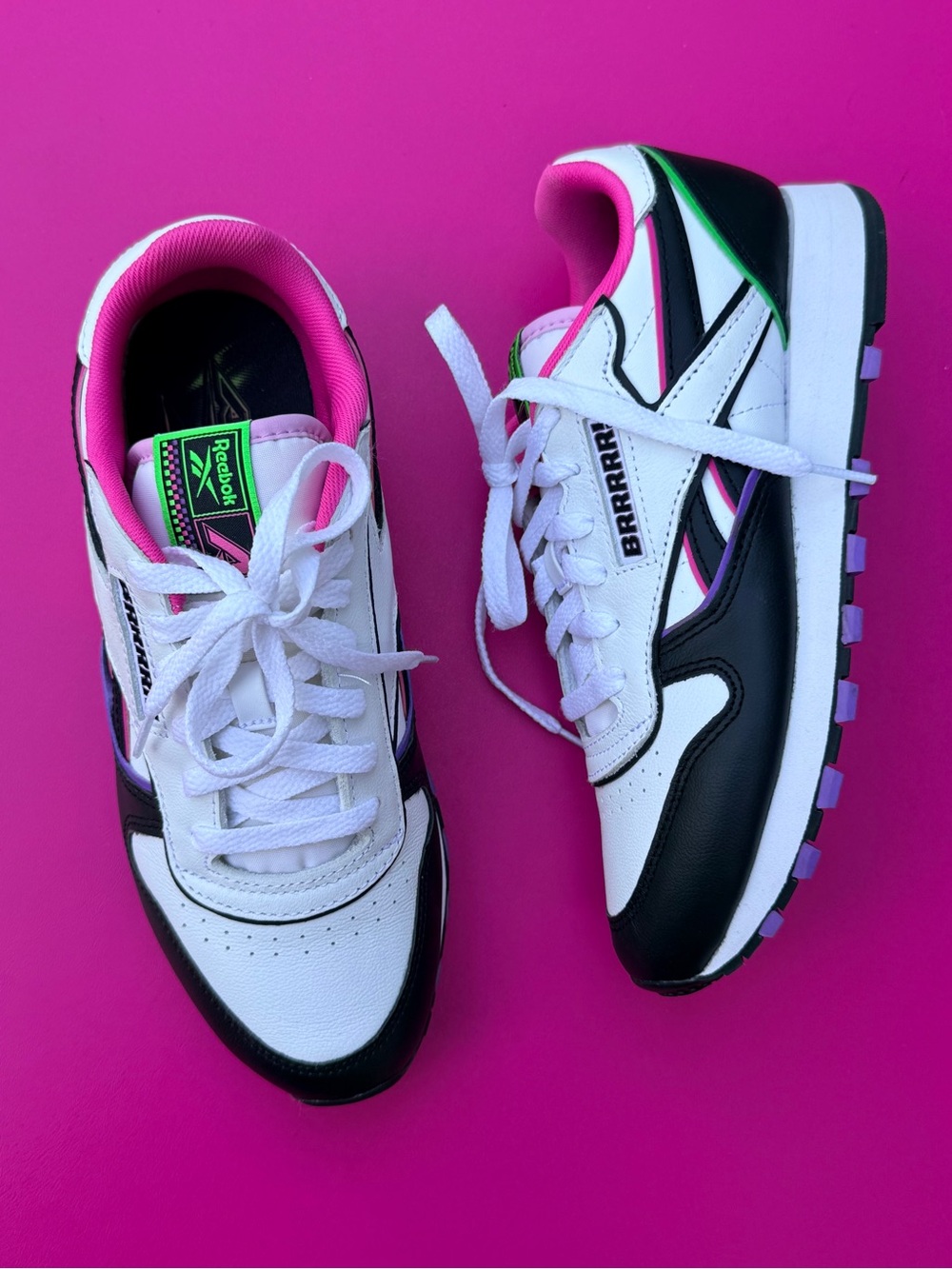 Reebok x Anuel AA Classic Leather Soy Leyenda Sneaker Pristine Size 7 Women 5.5Y